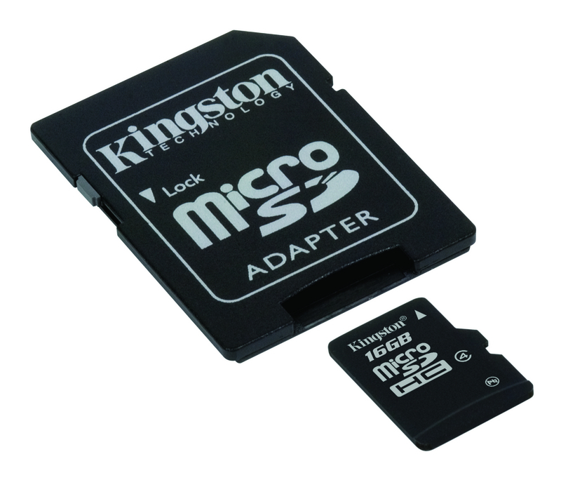 KINGSTON Memory Card MicroSD SDC4/8GB, Class 4, SD Adapter
