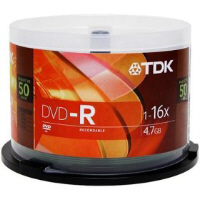 Tdk dvd-r 16x grey 50 pack Usa