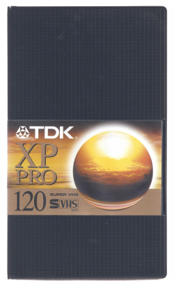 TDK SVHS XP PRO 120 MIN case front